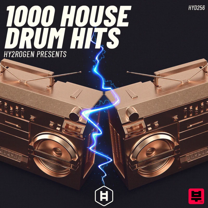 HY2ROGEN 1000 House Drum Hits - Professional Music Instrument Photo