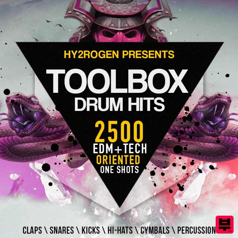 HY2ROGEN Toolbox Drum Hits - EDM