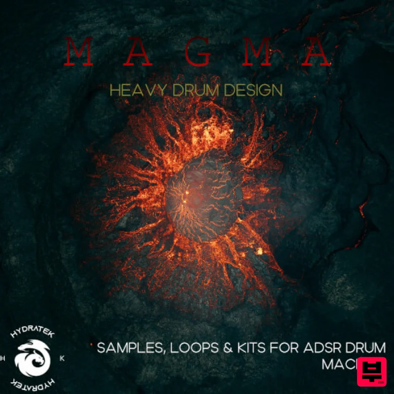 HydraTek M A G M A - Heavy Drum Design: ADSR Drum Machine Expansion - Hip Hop