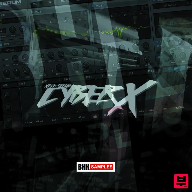 Industrial Strength BHK Samples - Cyber X - Xfer Serum - Drum and Bass