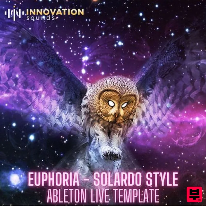 Innovation Sounds Euphoria - Solardo Style Ableton 10 Template - Techno
