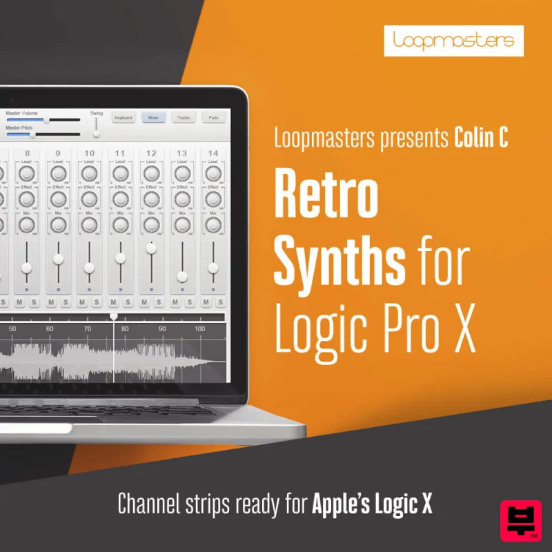 Loopmasters Essential Retro Synths for Logic X - Synthwave