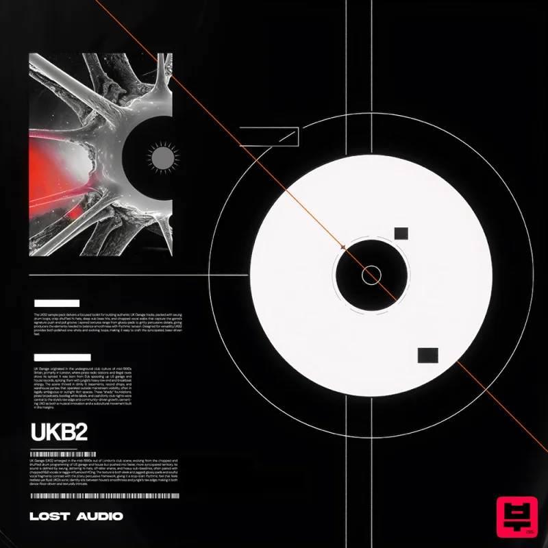 Lost Audio UKB2 - UK Bass Sample Pack - Bass Music