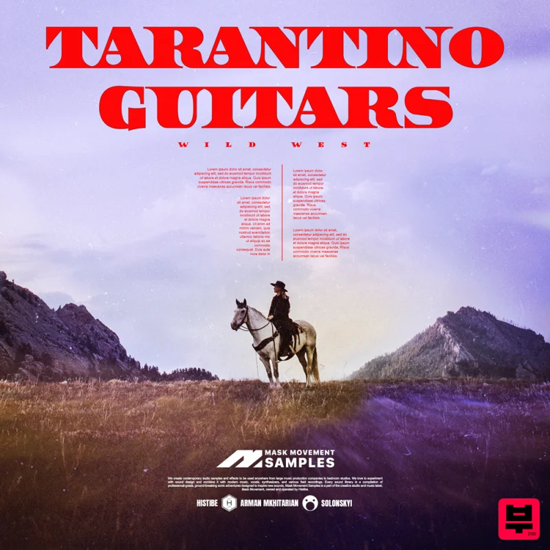 Mask Movement Samples Tarantino Guitars - Wild West - Rock