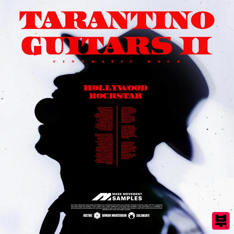 Mask Movement Samples Tarantino Guitars 2  – Hollywood Rockstar - Rock