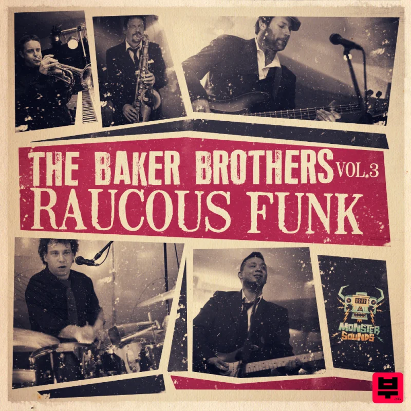 Monster Sounds Baker Brothers  Vol. 3 - Raucous Funk - Professional Music Instrument Photo