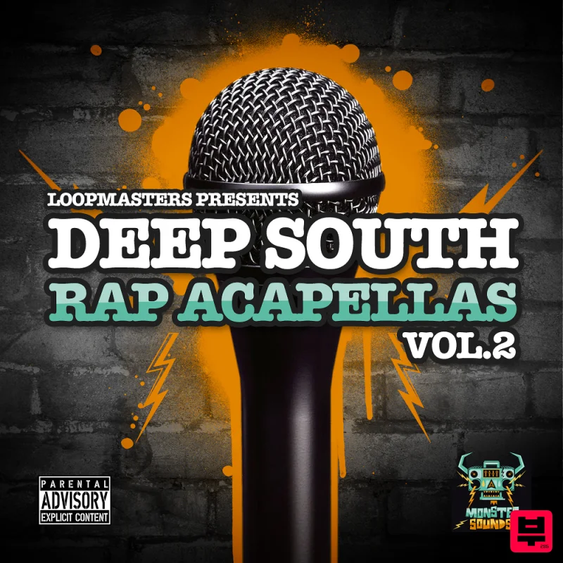 Monster Sounds Deep South Rap Acapellas Vol. 2 - Hip Hop