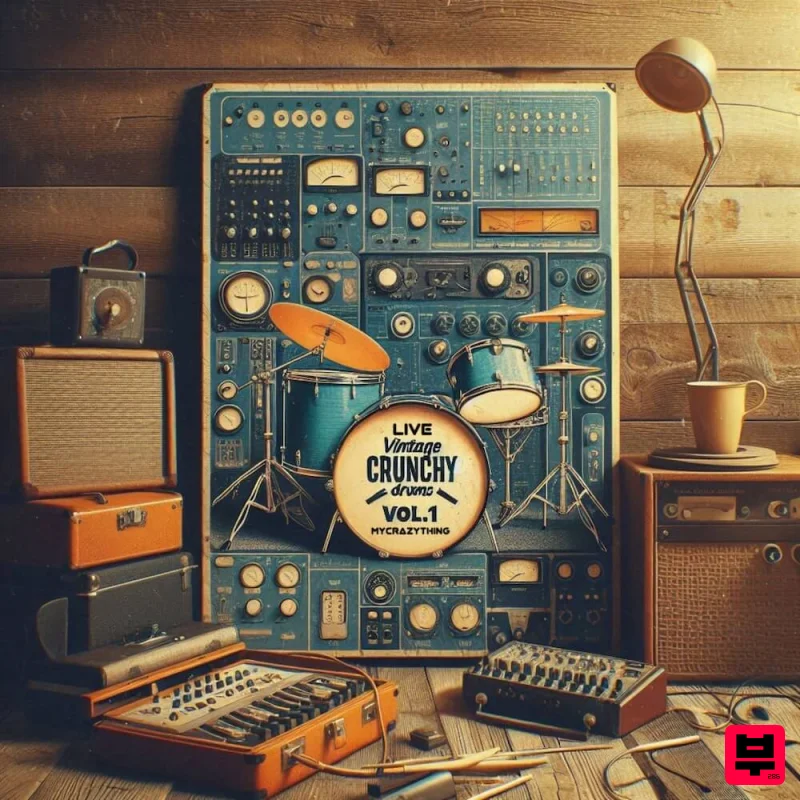 Mycrazything records Live Crunchy Drums - Lofi