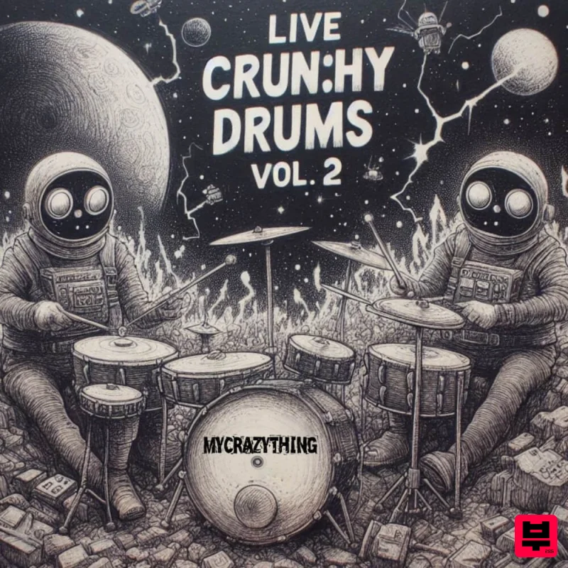 Mycrazything records Live Crunchy Drums Vol. 2 - Lofi