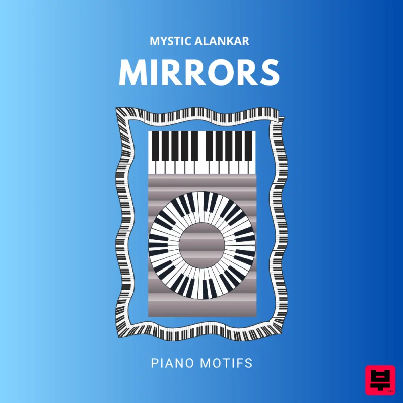 Mystic Alankar Mirrors - Piano Motifs - Professional Music Instrument Photo