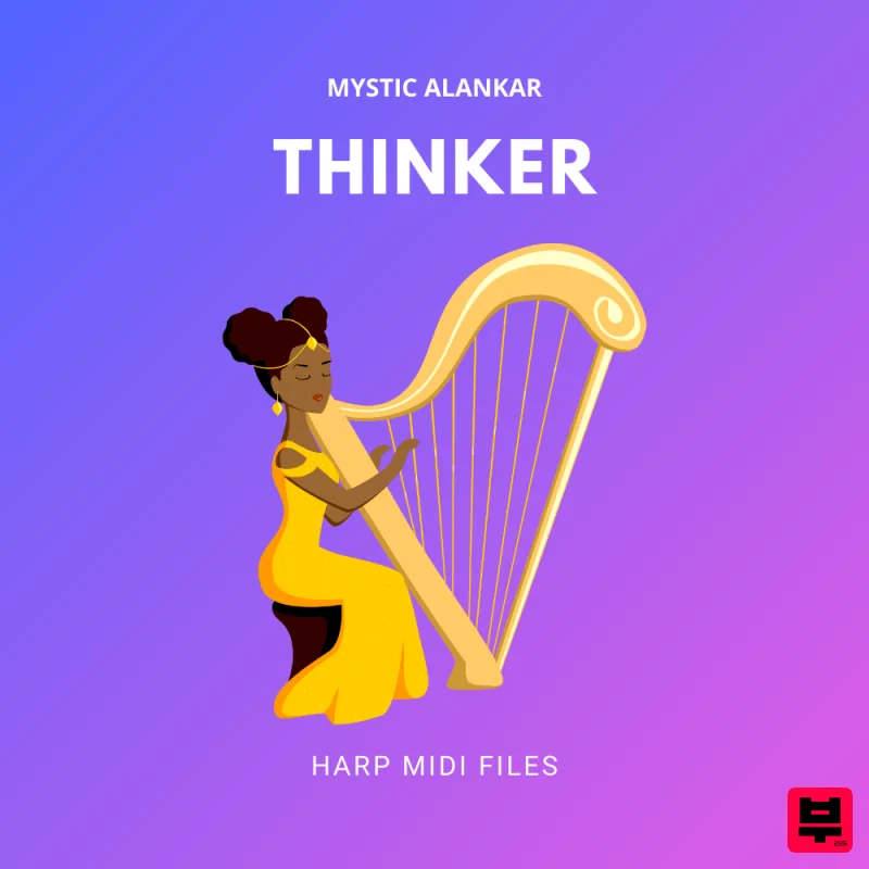 Mystic Alankar Thinker - Harp MIDI Files - Professional Music Instrument Photo