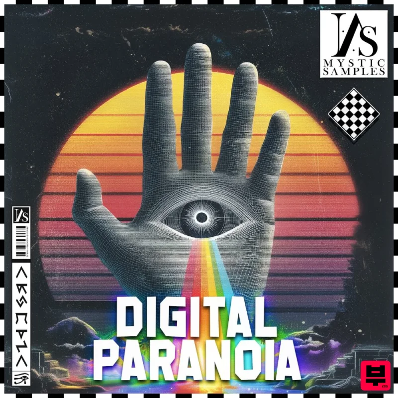 Mystic Samples DIGITAL PARANOIA – Retro Synthwave Sample Pack - 80s