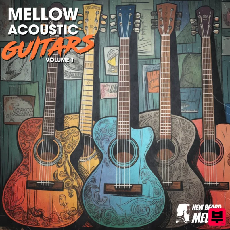 New Beard Media Mellow Acoustic Guitars Vol 1 - Acoustic Music