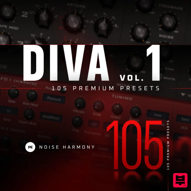 Noise Harmony U-he DIVA Vol. 1 | 105 Presets - Electronica
