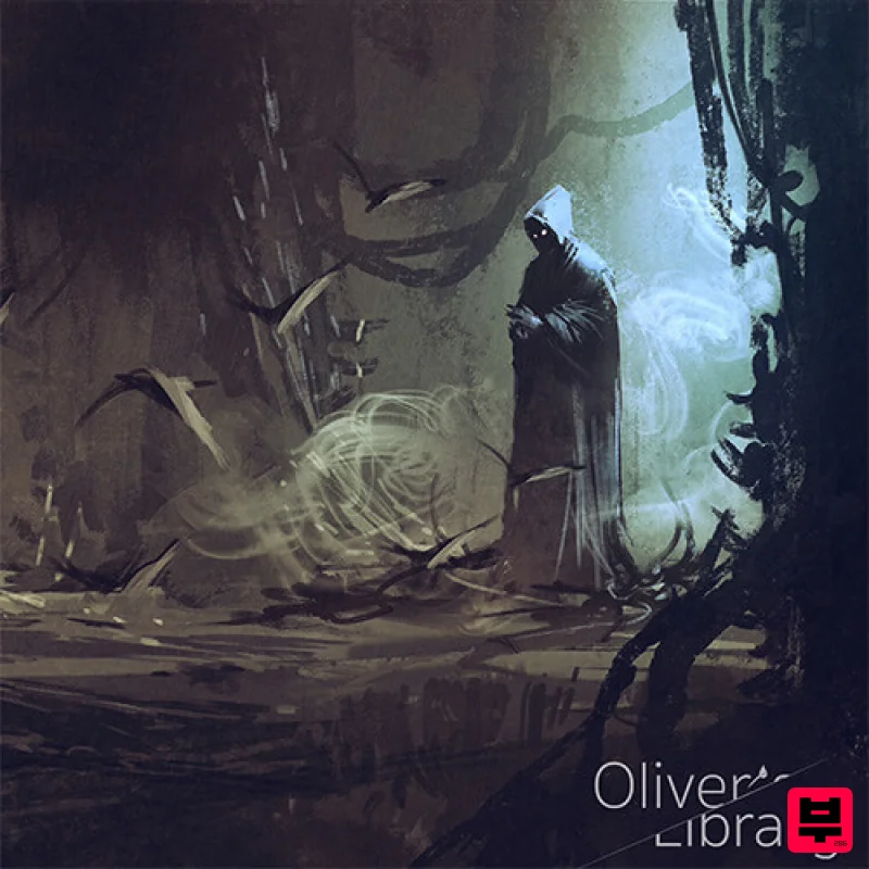 Oliver’s Library Dark Metal Guitar - Metal