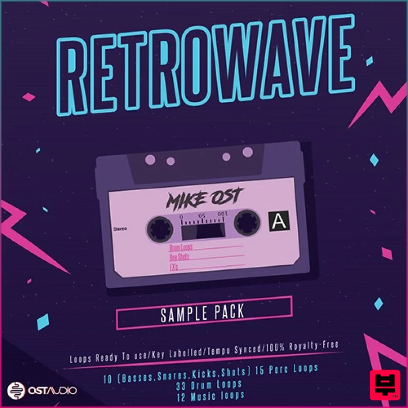 OST Audio Retrowave Cassette Tape - Professional Music Instrument Photo