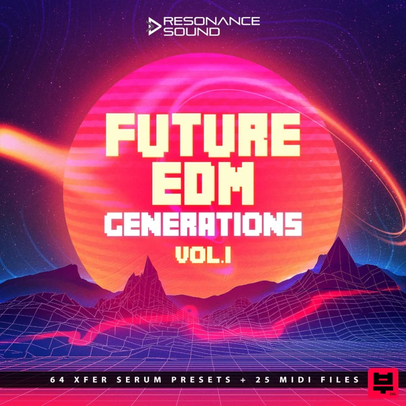 Resonance Sound Future EDM Generations Vol.1 For Serum - Professional Music Instrument Photo