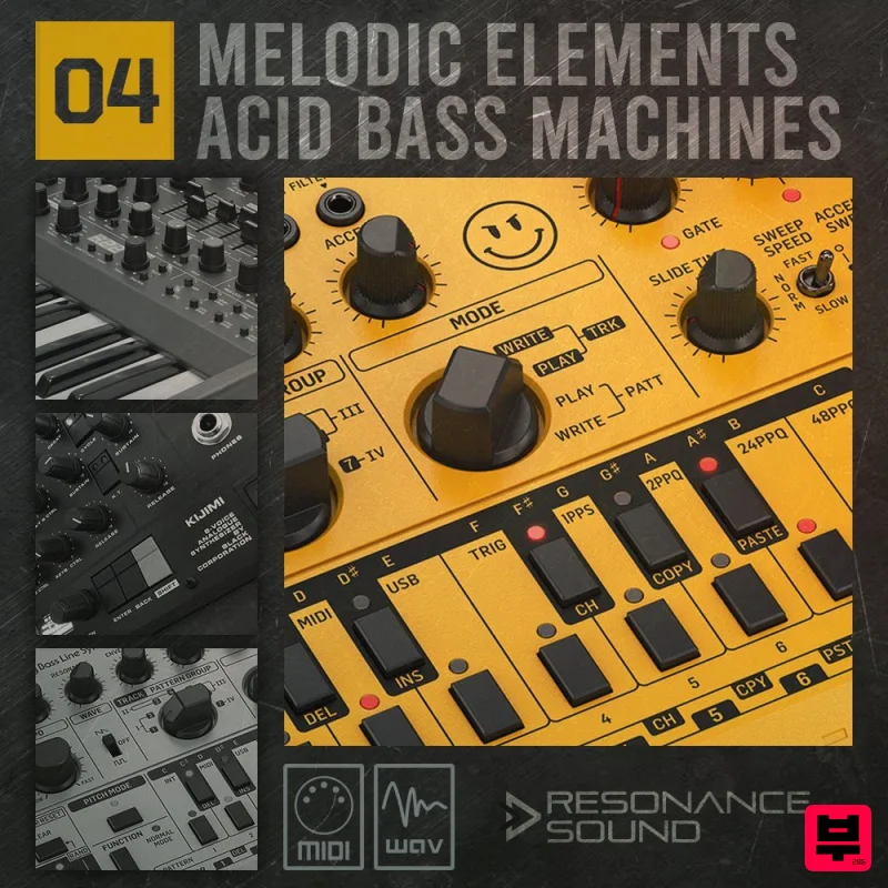 Resonance Sound Melodic Elements 04 - Acid Bass Machines - Acid House