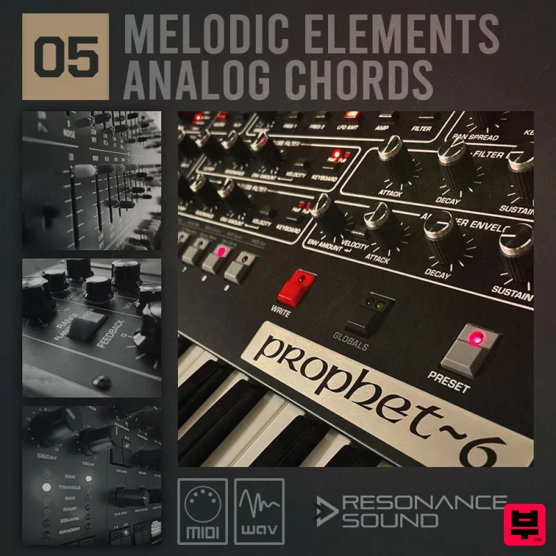 Resonance Sound Melodic Elements 05 - Analog Chords - Techno