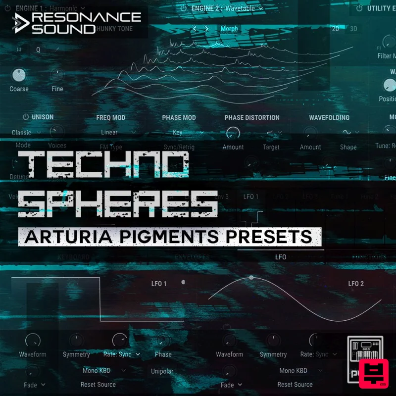 Resonance Sound Techno Spheres - Arturia Pigments Presets - Techno