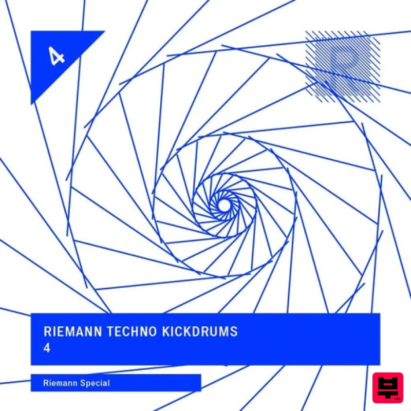 Riemann Kollektion Riemann Techno Kickdrums 4 - Professional Music Instrument Photo