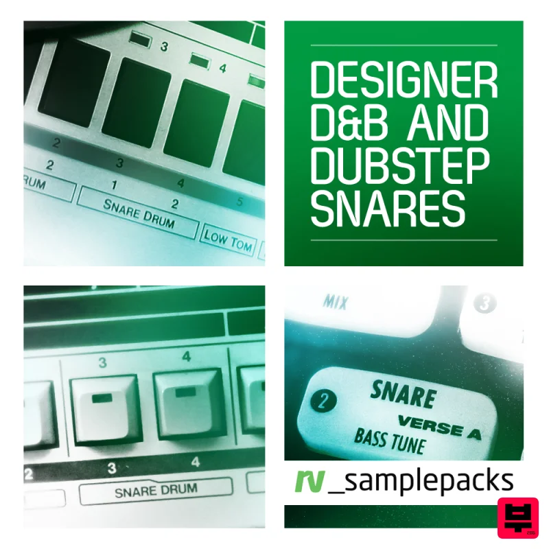 RV Samplepacks Designer D&B and Dubstep Snares - Drum and Bass