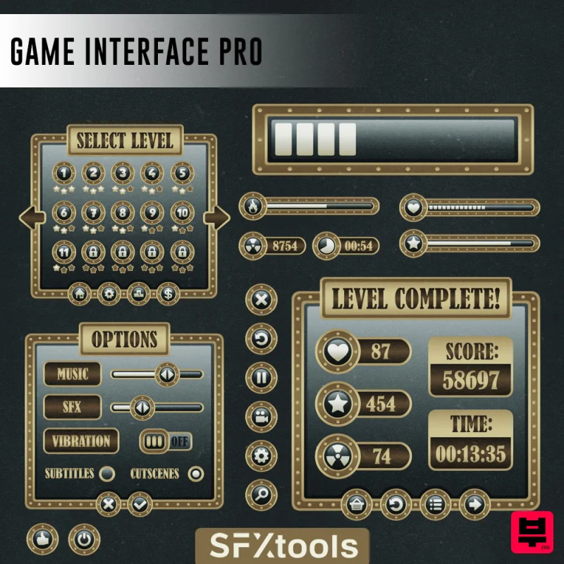 SFXtools Game Interface Pro - Cinematic