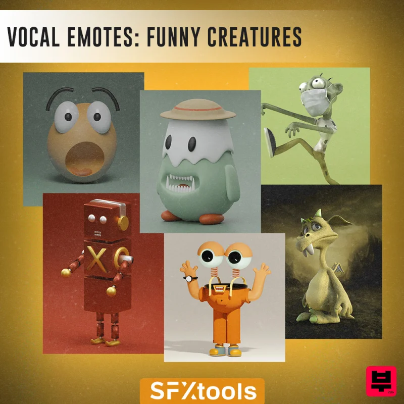 SFXtools Vocal Emotes: Funny Creatures - Cinematic