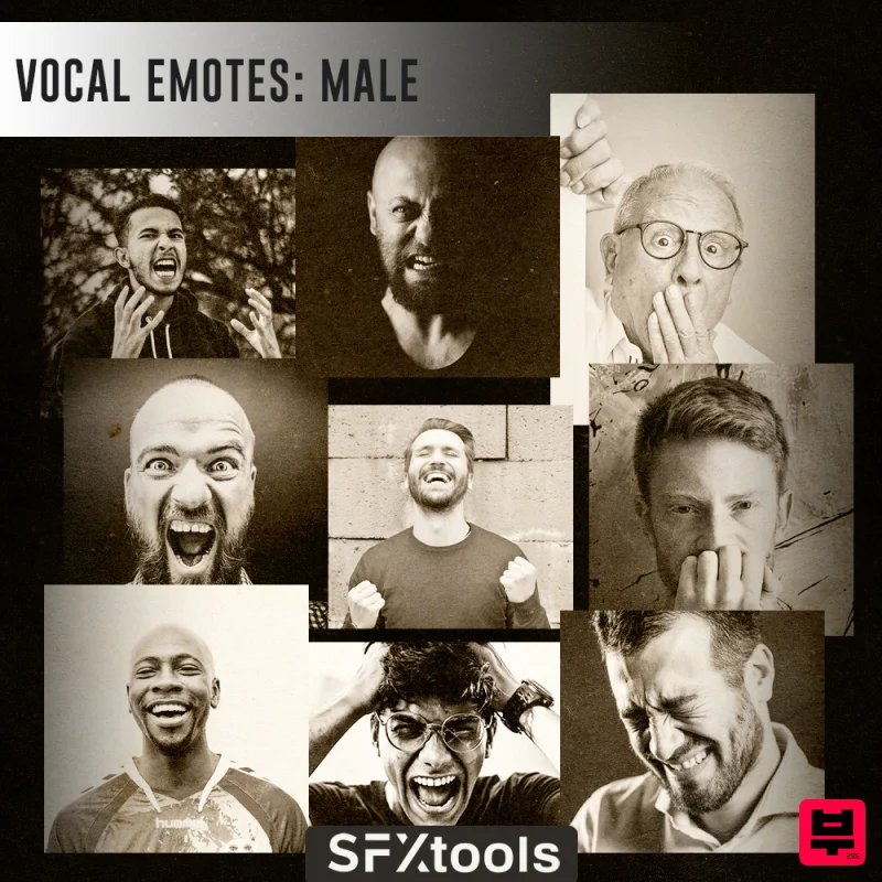 SFXtools Vocal Emotes: Male - Cinematic