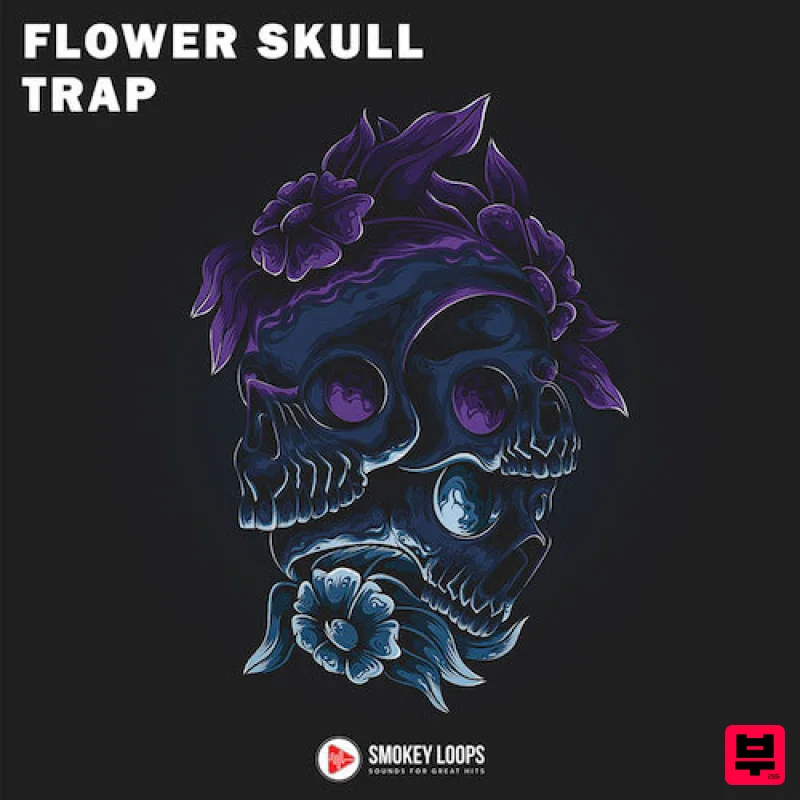 Smokey Loops Flower Skull Trap - Trap