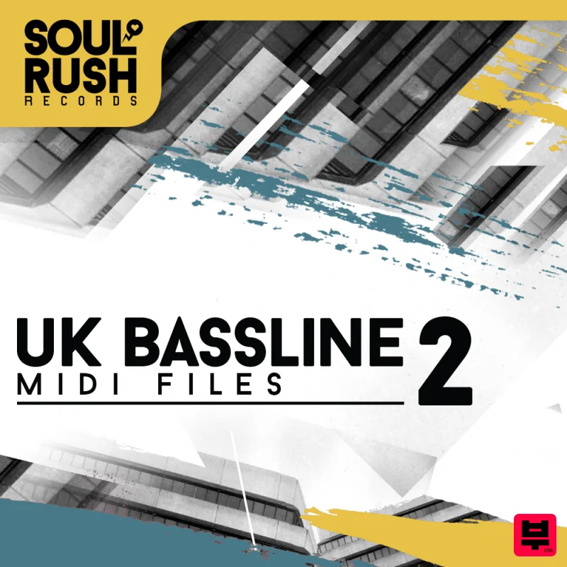 Soul Rush Records UK Bassline MIDI Files Volume 2 - Bass House