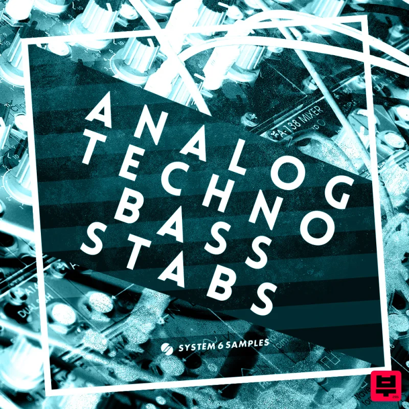 System 6 Samples Analog Techno Bass Stabs - Techno