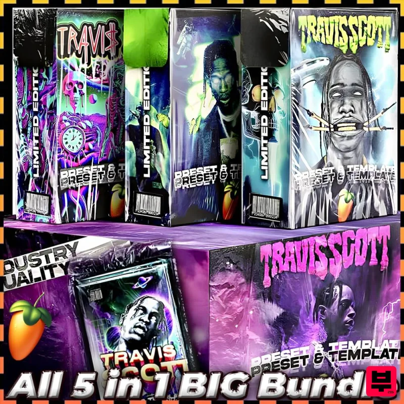 THE PRODUCER HUB Travis Scott Vocal Presets for FL Studio - Hip Hop