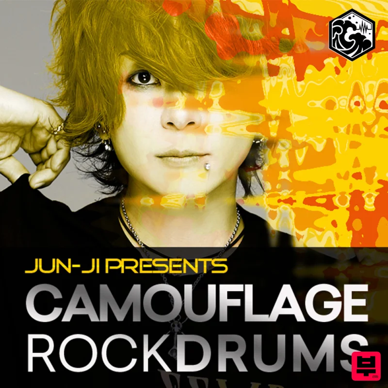 Tsunami Track Sounds Jun-Ji - Camouflage Rock Drums - Rock