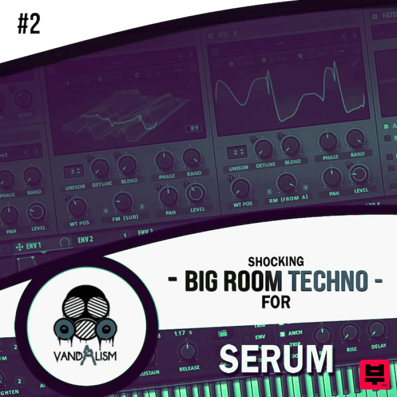 Vandalism Shocking Big Room Techno For Serum 2 - Professional Music Instrument Photo
