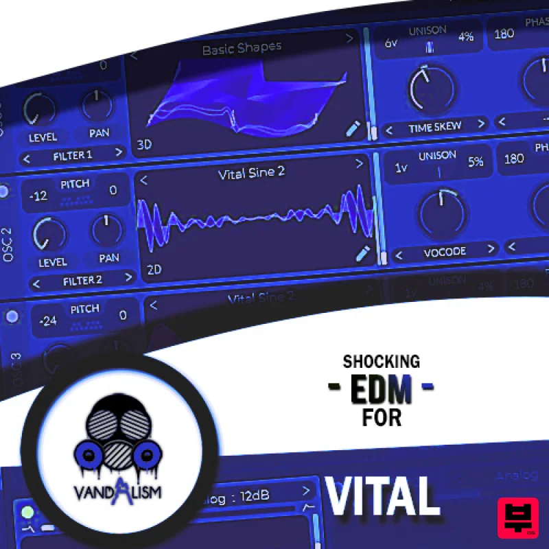 Vandalism Shocking EDM For Vital - Professional Music Instrument Photo