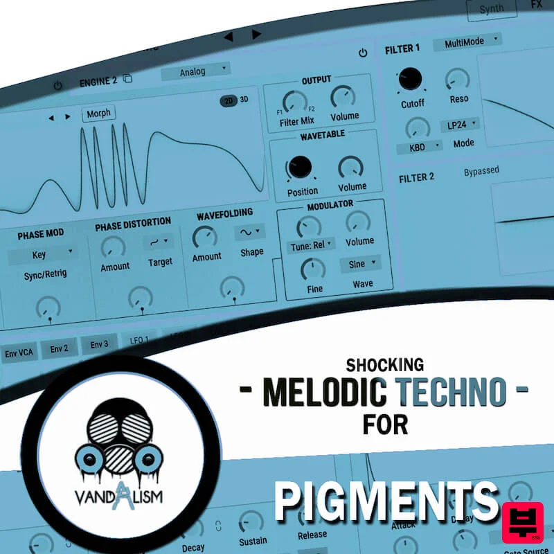 Vandalism Shocking Melodic Techno For Pigments - Melodic Techno
