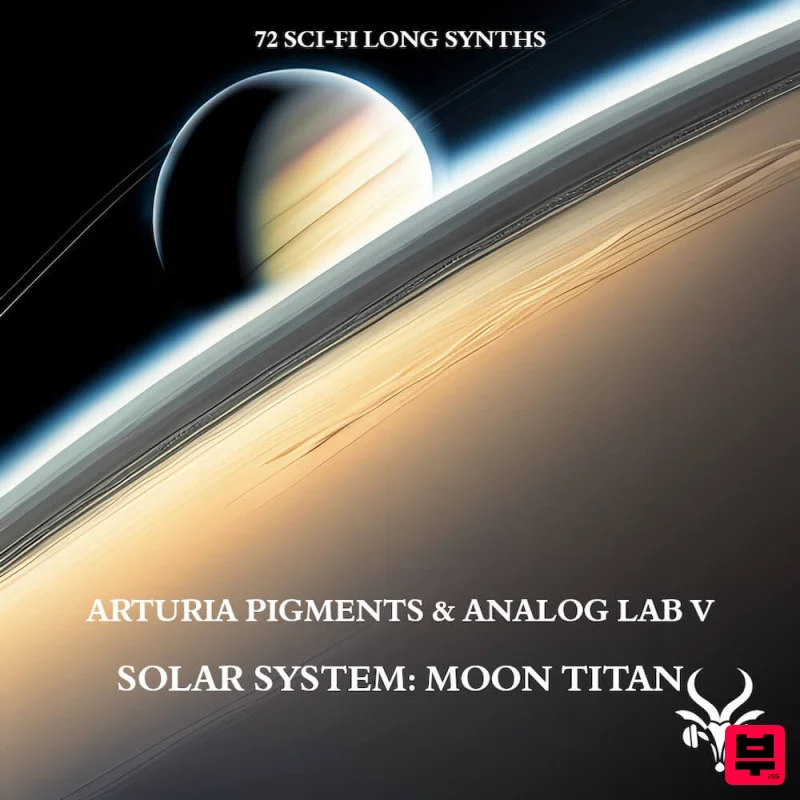 Vicious Antelope Solar System - Moon Titan for Pigments - Professional Music Instrument Photo