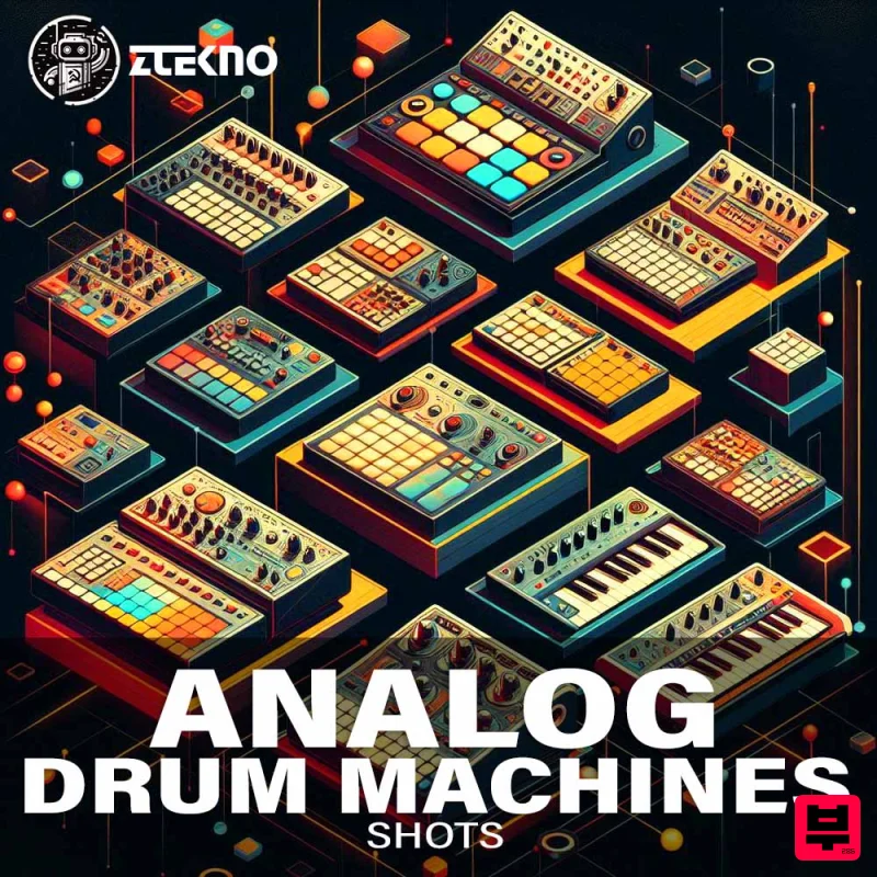 ZTEKNO Analog Drum Machines Shots - Techno