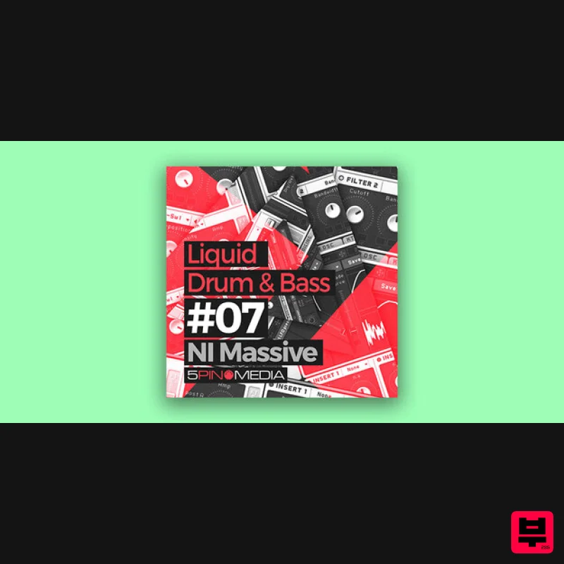 5Pin Media Liquid Drum & Bass NI Massive - Professional Music Instrument Photo