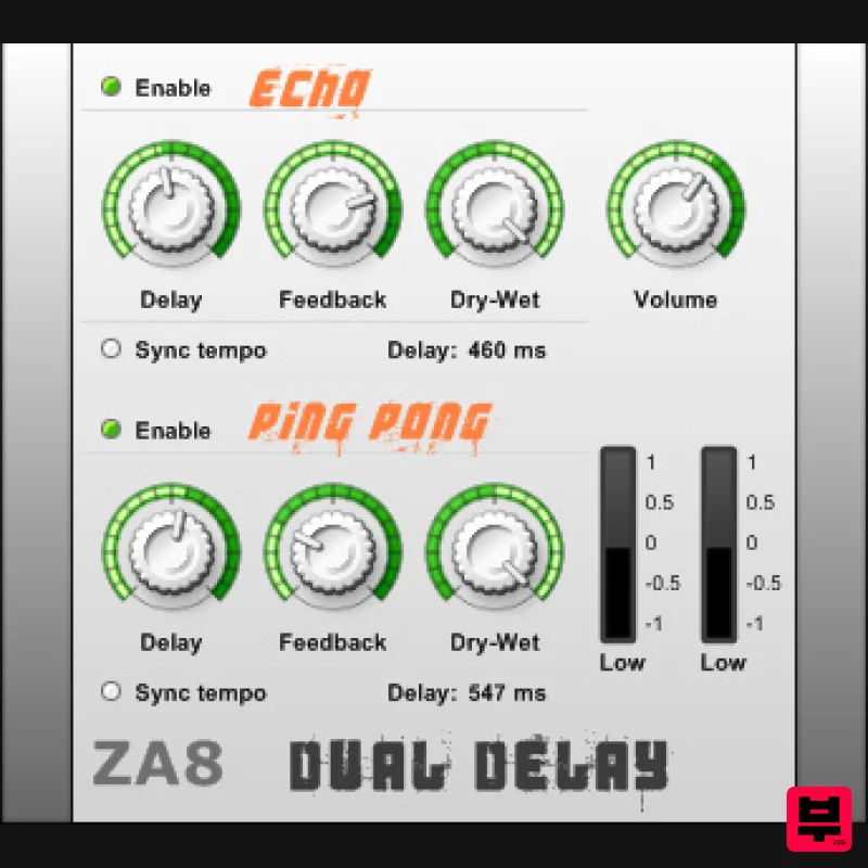 7air Media ZA8 Dual Delay - Delay