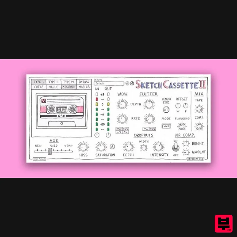 Aberrant DSP SketchCassette II - Tape Emulation