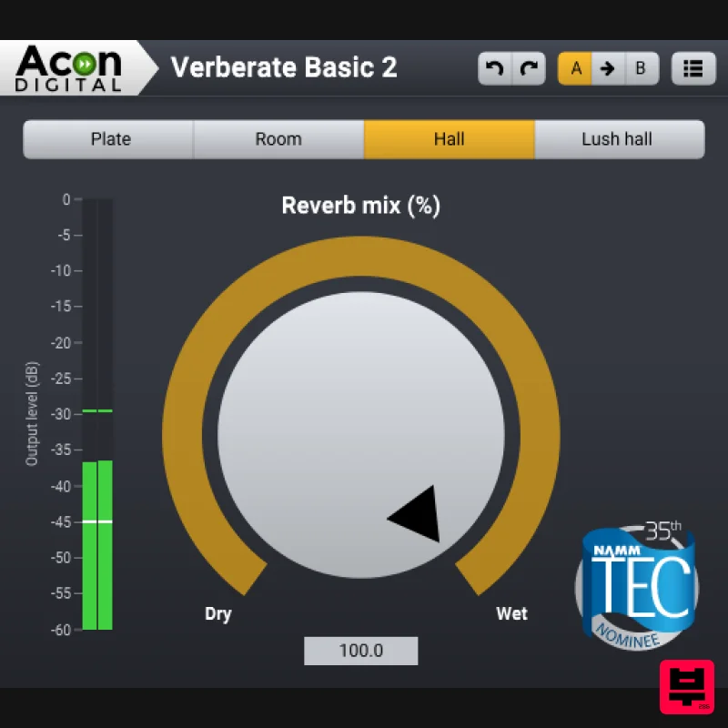 Acon Digital Verberate Basic 2 - Reverb