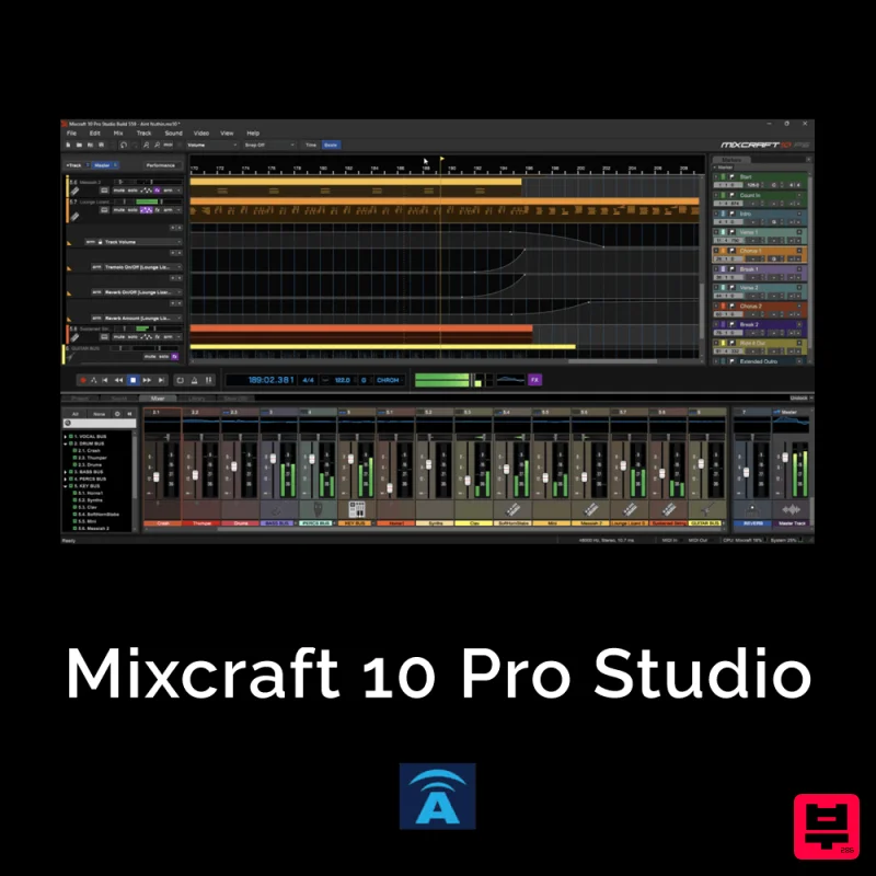 Acoustica Mixcraft 10 Pro Studio - Beat Making Software