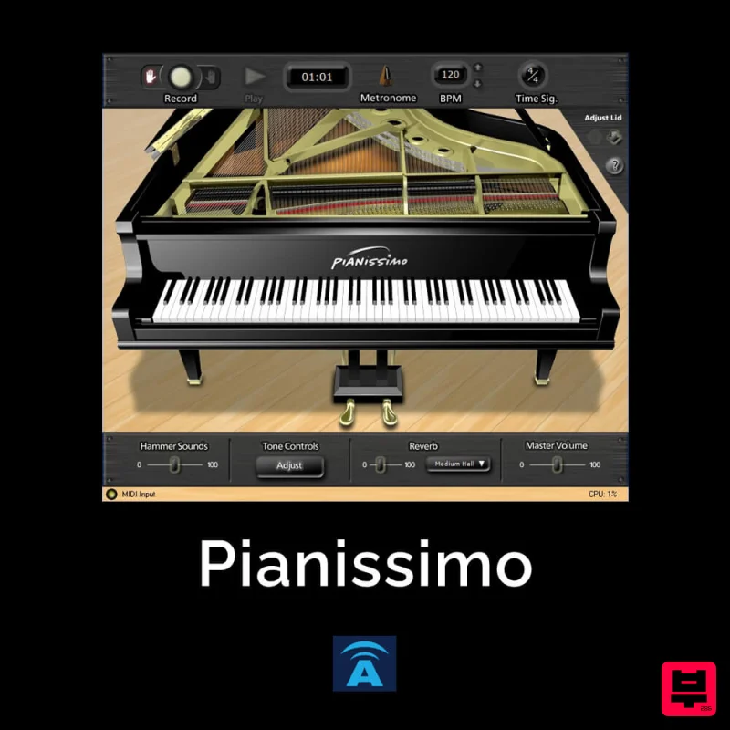 Acoustica Pianissimo - Piano Instrument