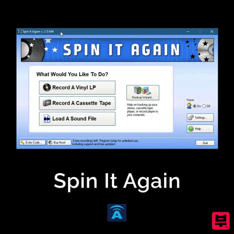 Acoustica Spin It Again - Utility