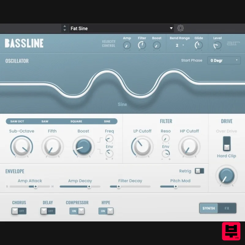 AIR Music Technology Bassline - Synth