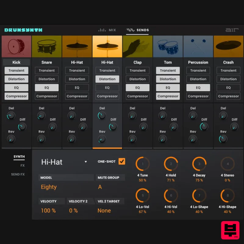 AIR Music Technology Drum Synth - Virtual Instruments