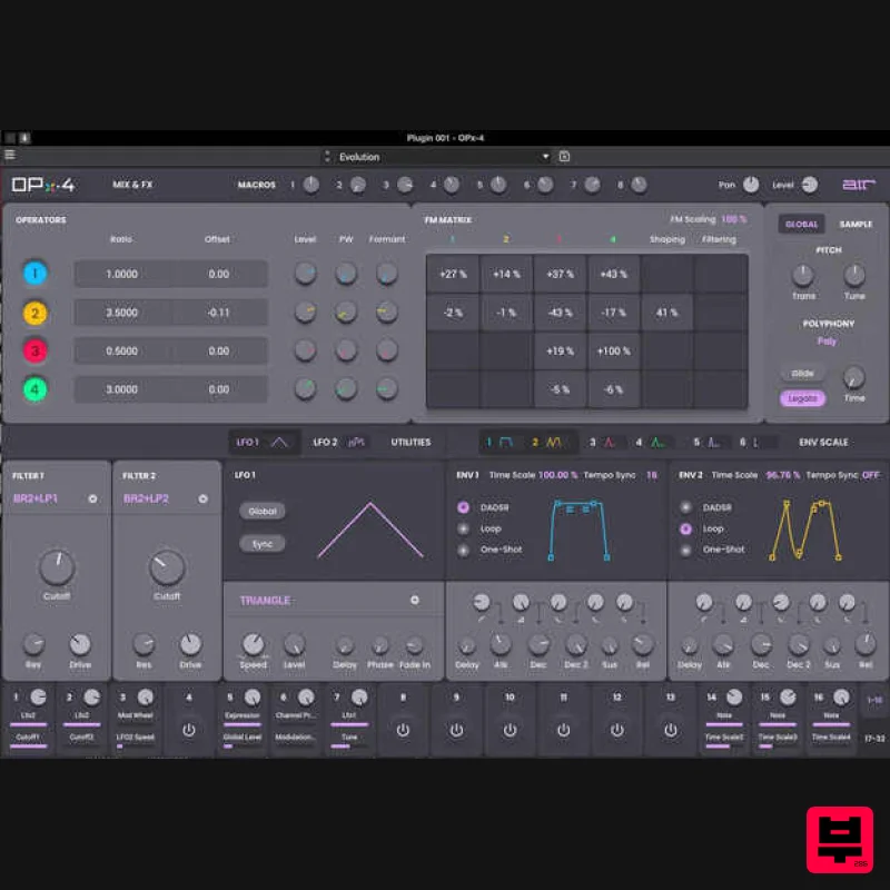 AIR Music Technology OPx-4 - Synth