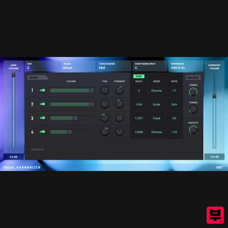 AIR Music Technology Vocal Harmonizer - Vocal Processing
